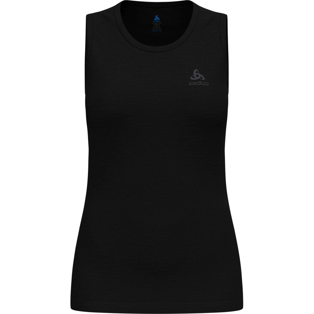 Odlo Merino 160 BL Top Crew Neck Singlet Bekleidung Damen schwarz M