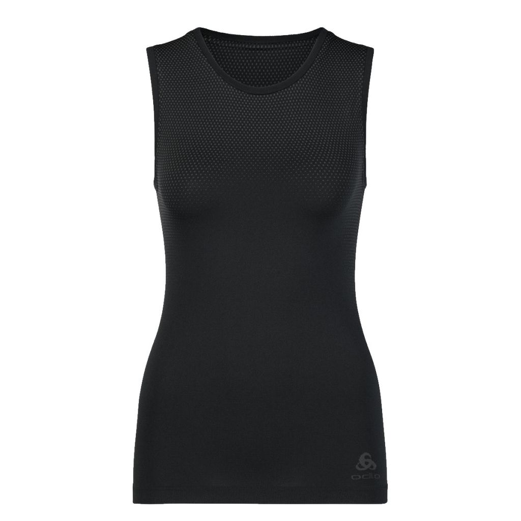 Odlo Performance Light Eco BL Top Crew Neck Singlet Bekleidung Damen schwarz XS