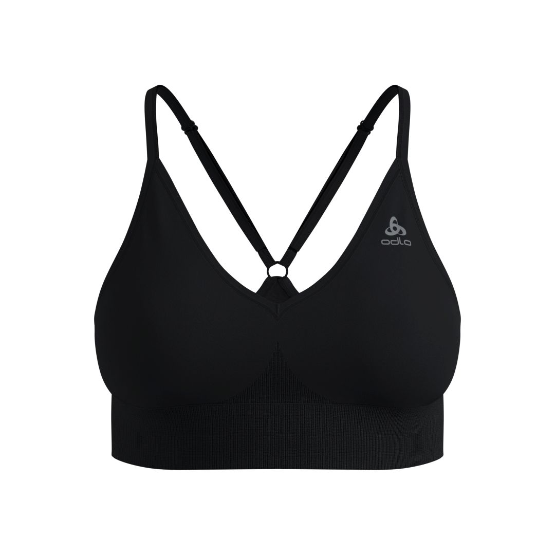 Odlo Seamless Low Padded Sports Bra Bekleidung Damen black