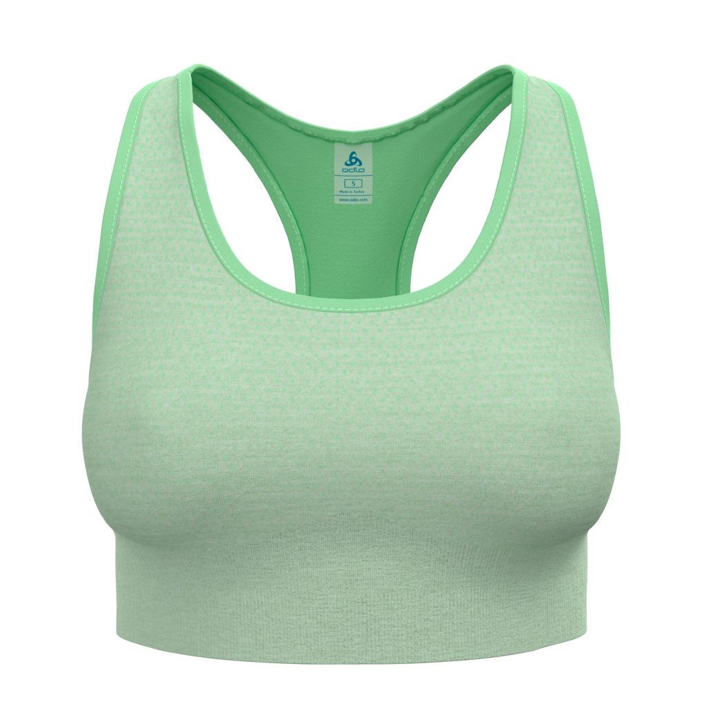 Odlo Seamless Medium-Padded Sport Bra Bekleidung Damen grün XS