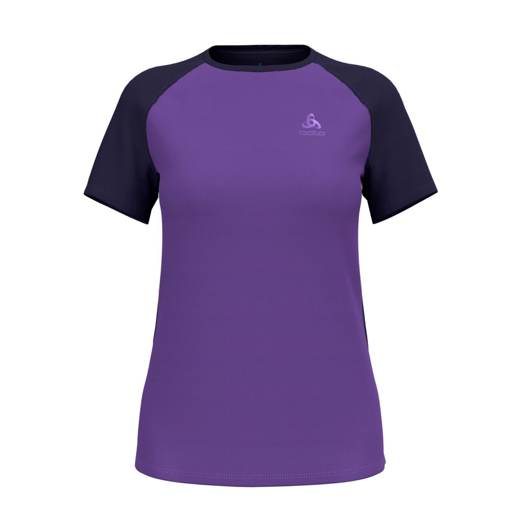 Odlo X-Alp Trail T-Shirt Crew Neck S/S Bekleidung Damen lila S