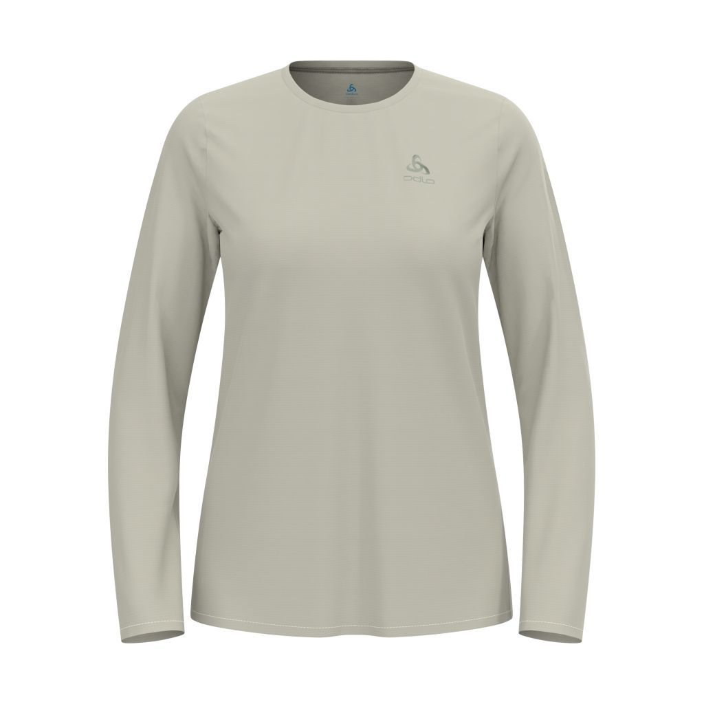 Odlo Zeroweight Chill-Tec T-Shirt Crew Neck l/s Bekleidung Damen grau M