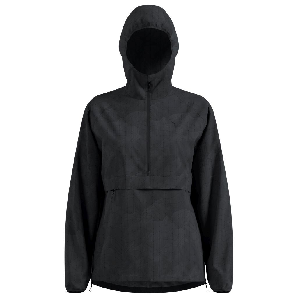 Odlo Zeroweight Print Jacket Bekleidung Damen schwarz XL