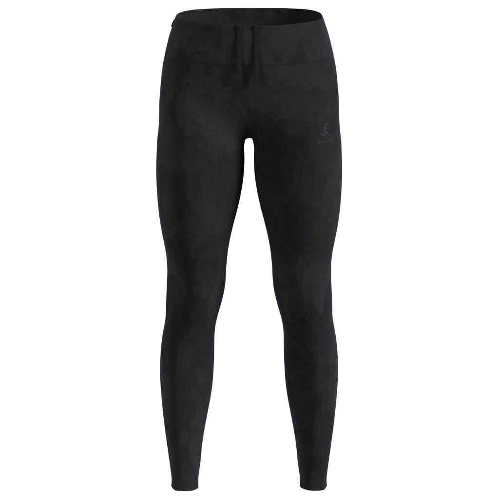 Odlo Zeroweight Print Tights Bekleidung Damen schwarz XS