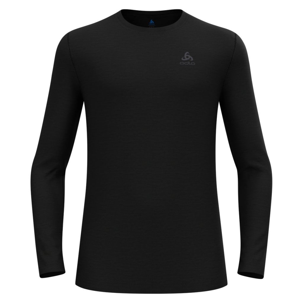Odlo Merino 160 Bl Top Crew Neck L/S Bekleidung Herren schwarz L