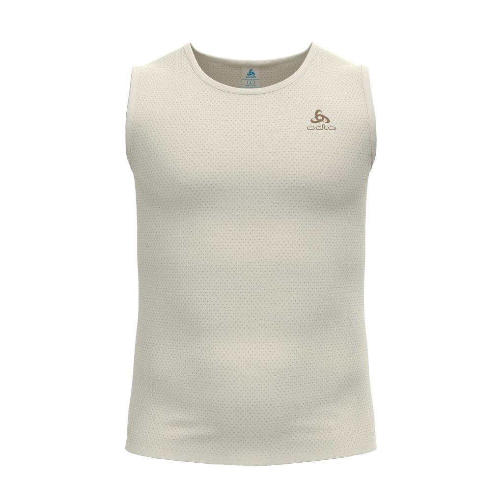 Odlo Merino PW 140 Seamless BL Top Crew Neck Singlet Bekleidung Herren weiß XL