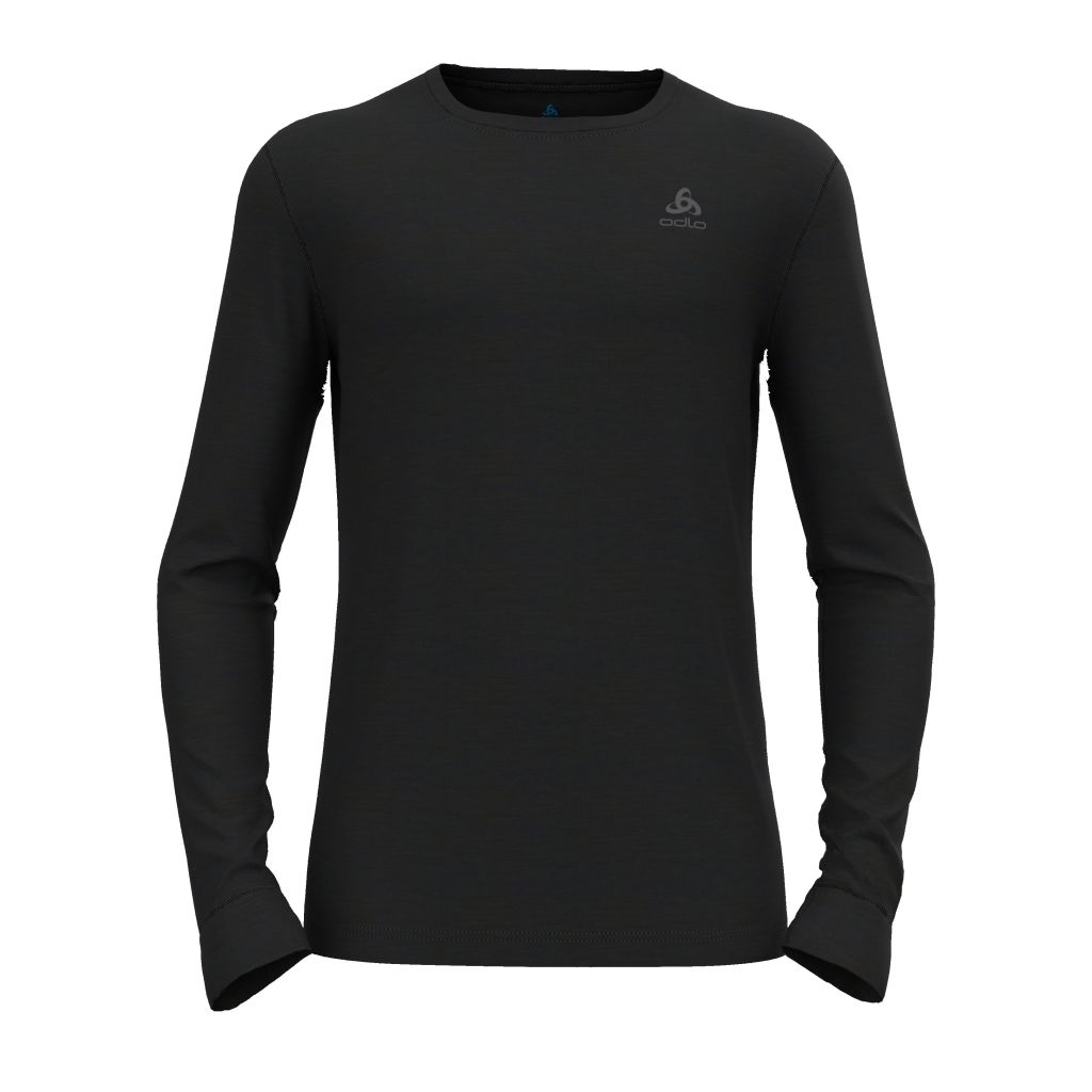 Odlo Merino 200 BL Top Crew Neck L/S Bekleidung Herren schwarz xxl