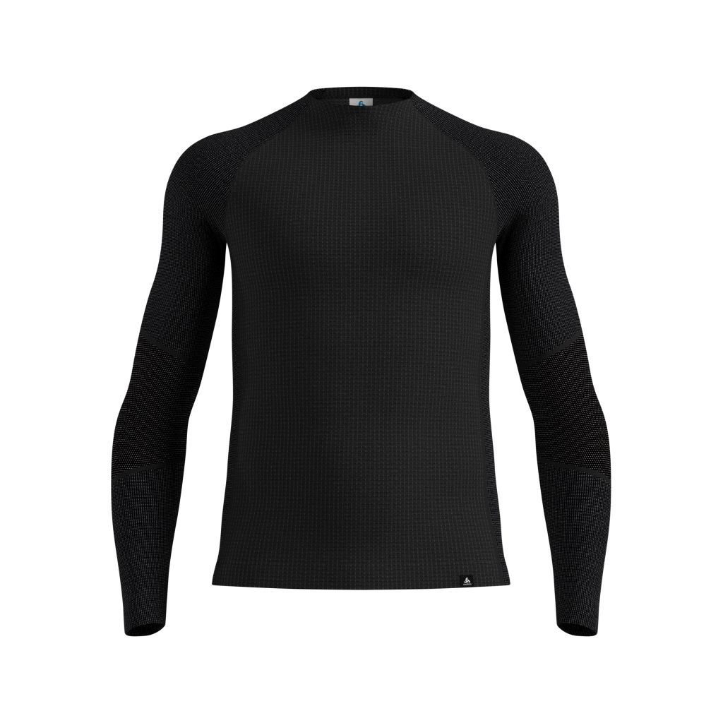 Odlo BL Top Crew Neck L/S Bekleidung Herren schwarz xxl