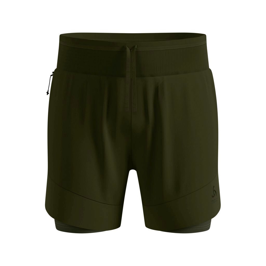 Odlo X-ALP Trail 6 Inch 2-in-1 Short Bekleidung Herren braun S