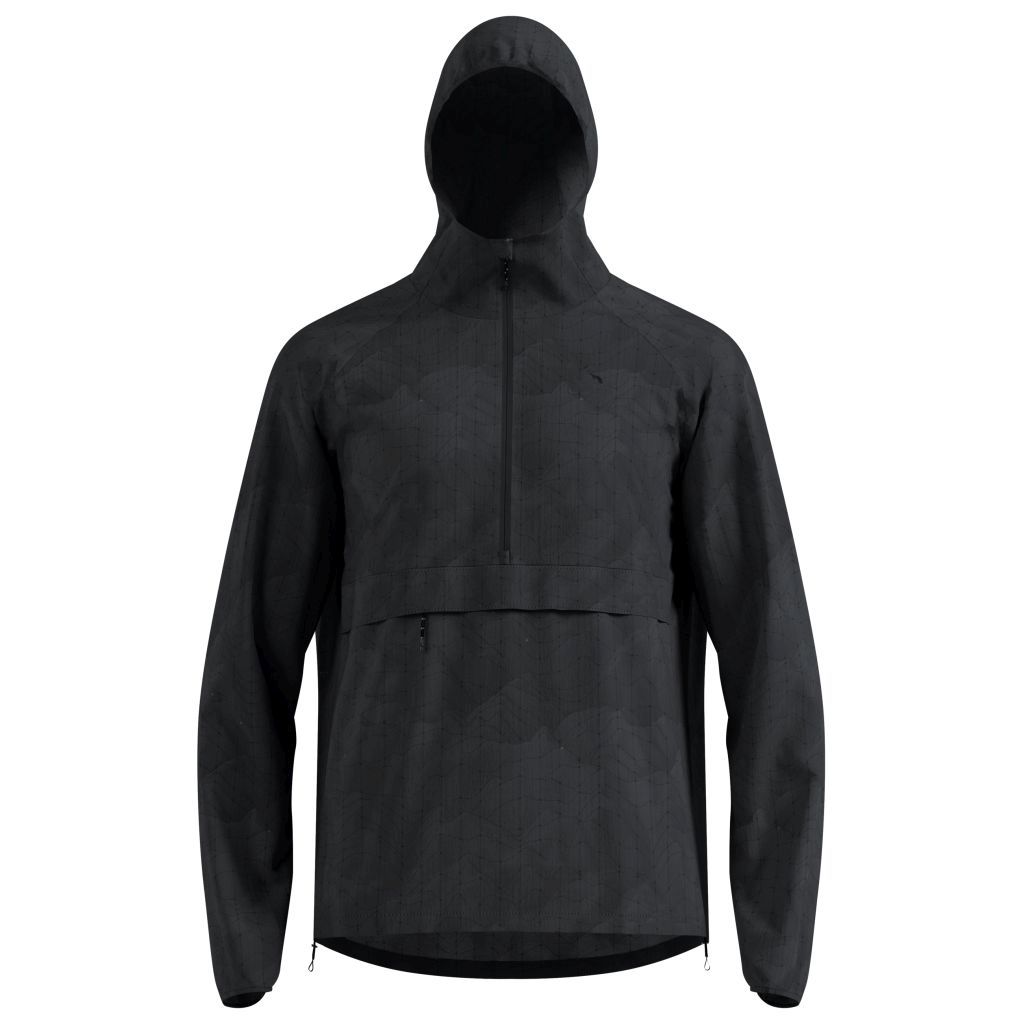 Odlo Zeroweight Print Jacket Bekleidung Herren schwarz M