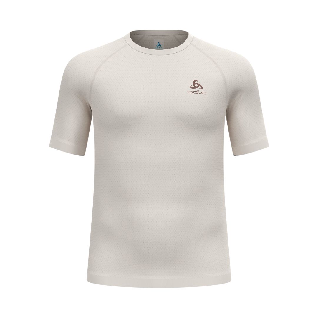 Odlo Merino PW 140 Seamless BL Top Crew Neck s/s Bekleidung Herren weiß M