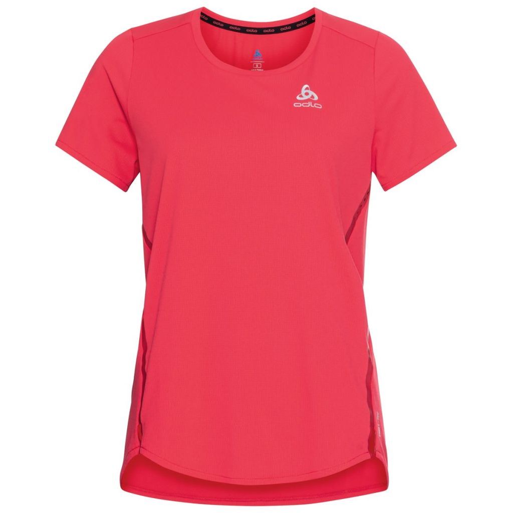Odlo Zeroweight Chill-Tec T-Shirt Crew Neck S/S Bekleidung Damen pink XS