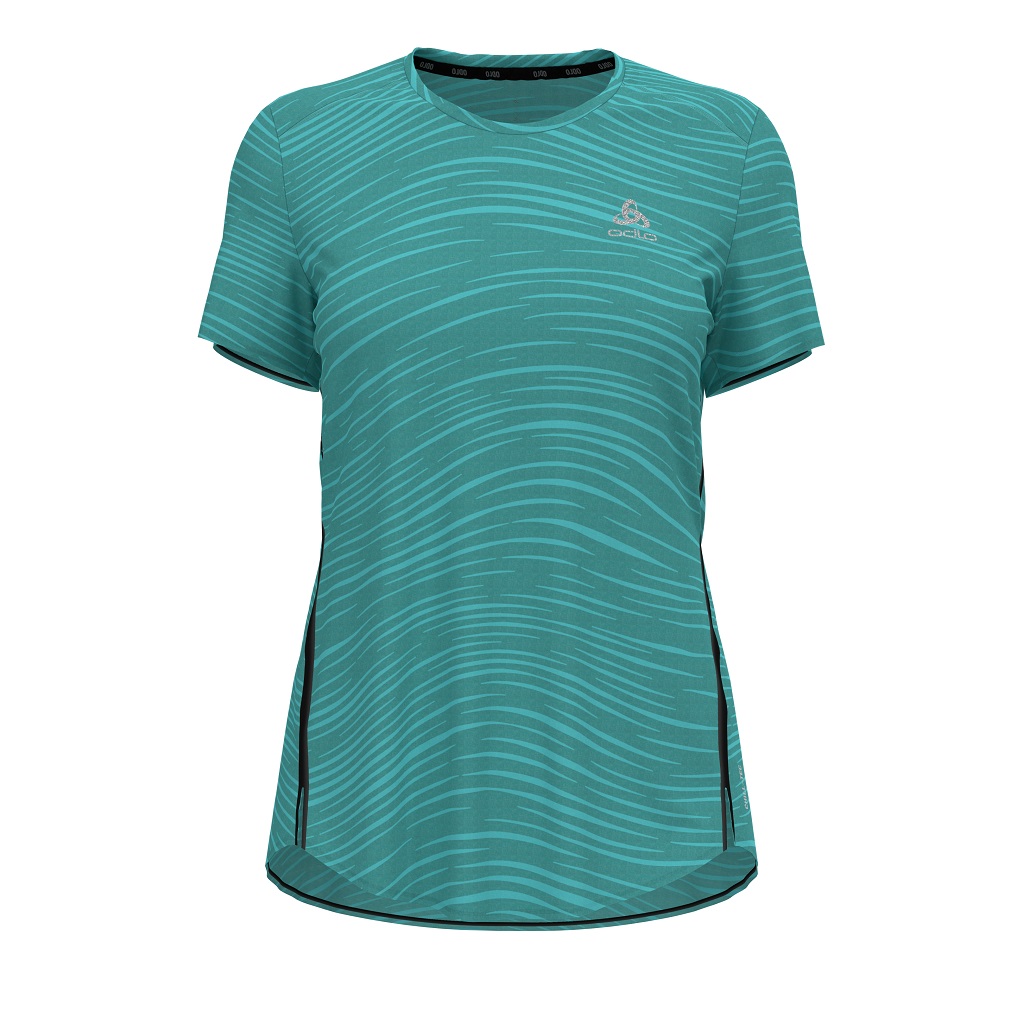 Odlo Zeroweight Enginee T-Shirt Kurzarm Bekleidung Damen türkis XS