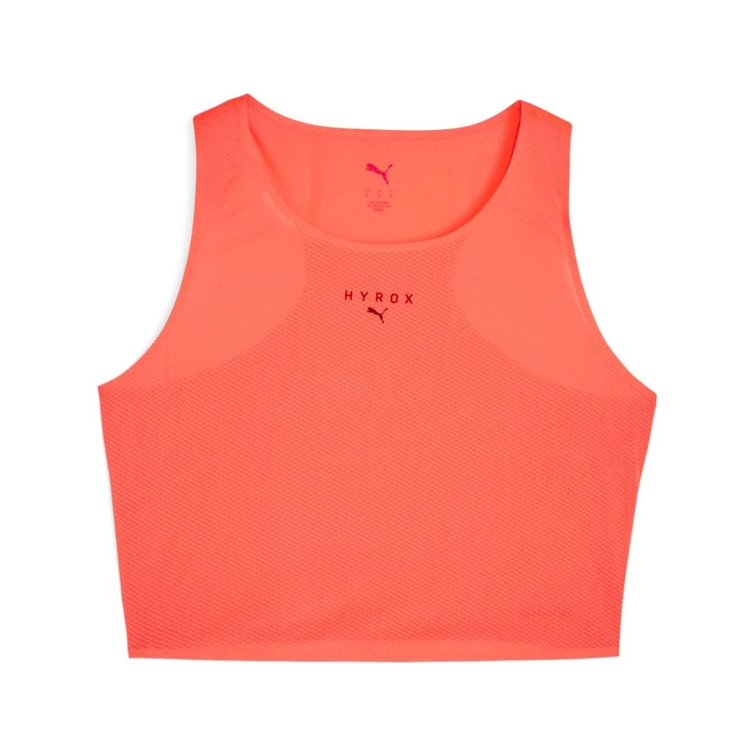 Puma x Hyrox Ultraspun Crop Tank Bekleidung Damen rot M