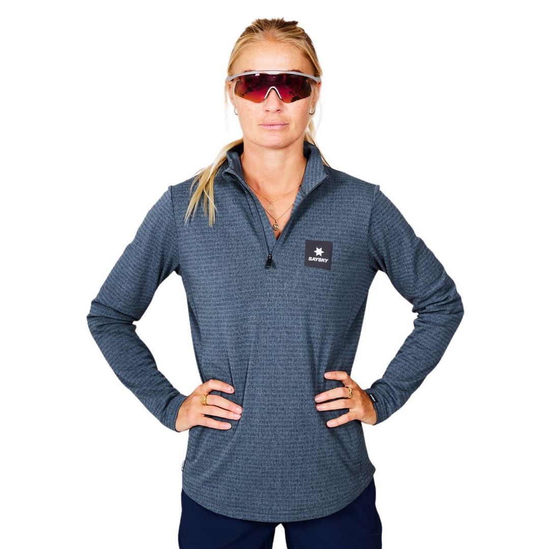Saysky Blaze Half Zip Light Fleece Bekleidung Damen blau L