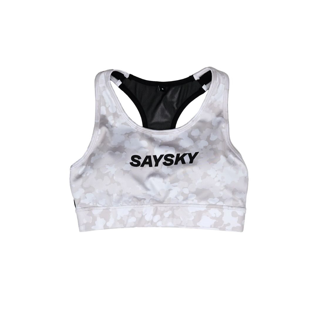 Saysky Camo Combat Sports Bra Bekleidung Damen weiß S
