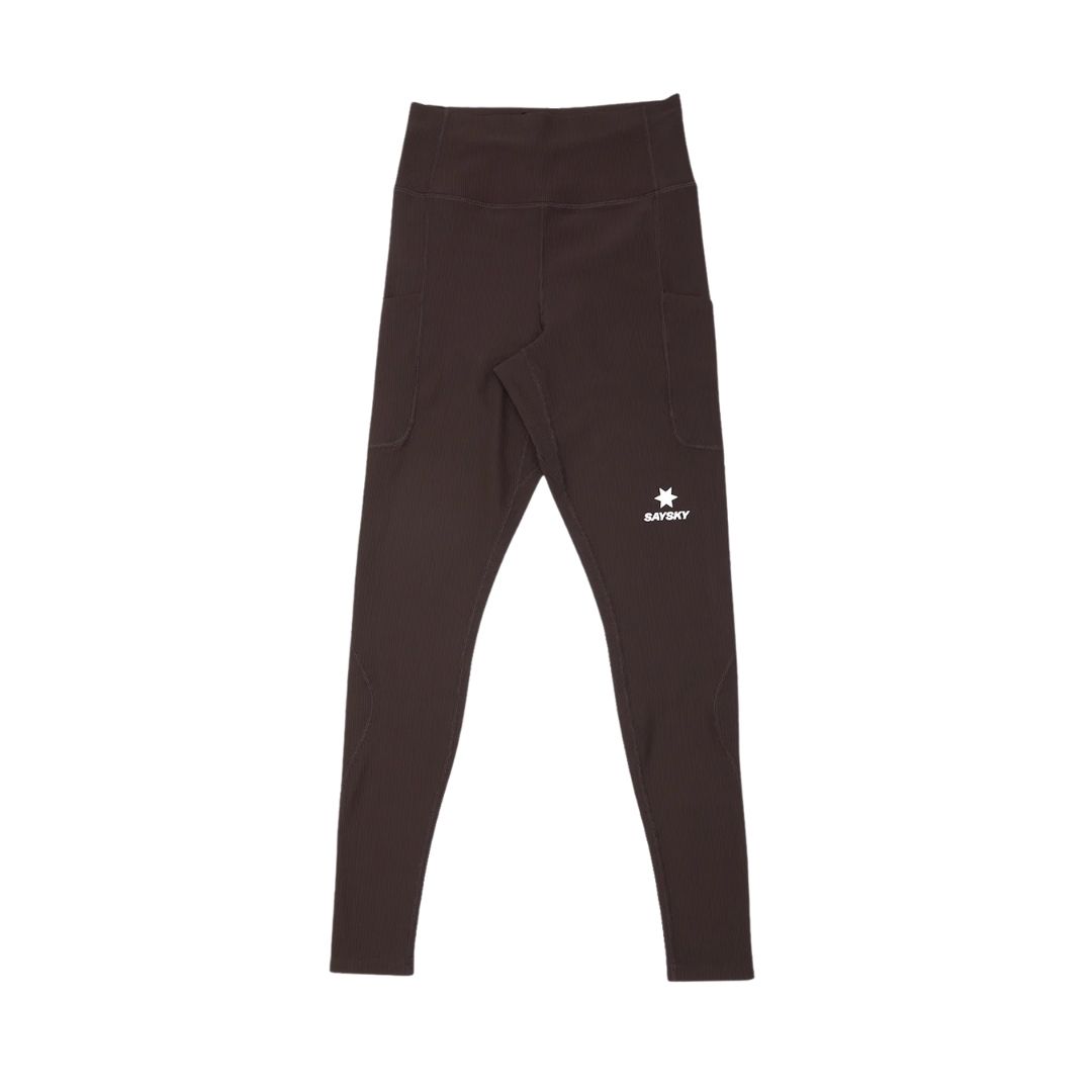 Saysky Combat+ Rib Long Tights Bekleidung Damen braun M