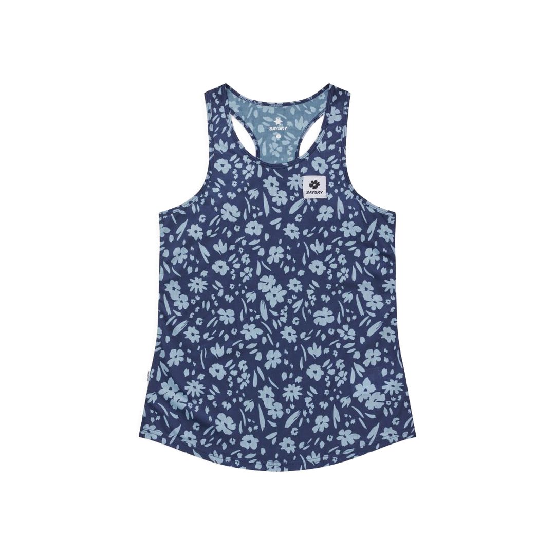 Saysky Flower Combat Singlet Bekleidung Damen blau L