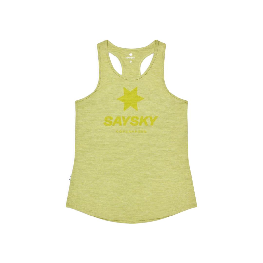Saysky Logo Combat Pro Singlet Bekleidung Damen gelb XS