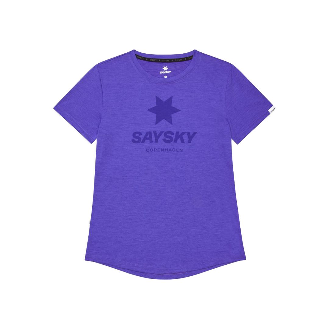 Saysky Logo Combat Pro T-shirt Bekleidung Damen lila M