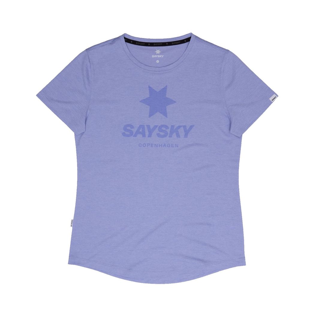 Saysky Logo Combat T-Shirt Bekleidung Damen lila L