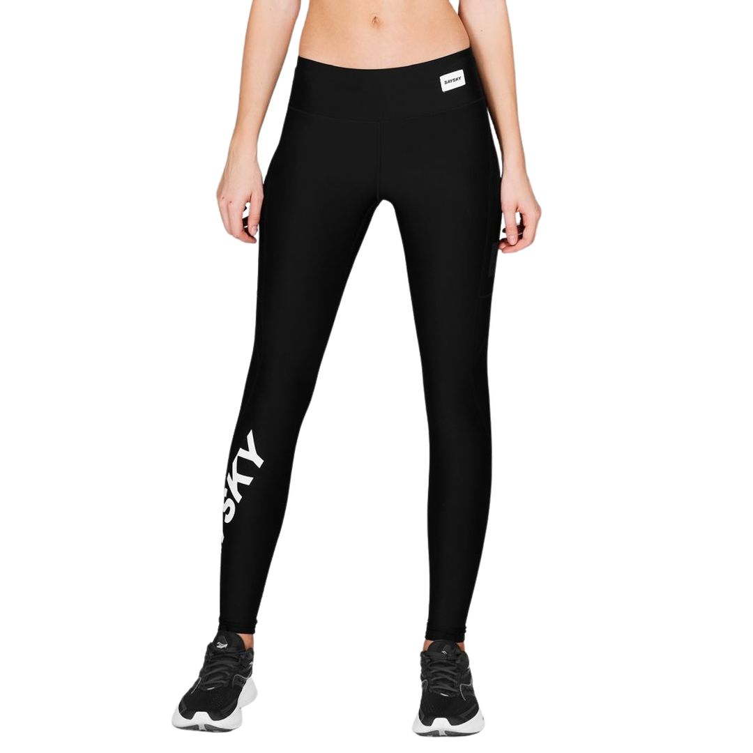 Saysky Logo Motion+ Long Tights Bekleidung Damen schwarz XS