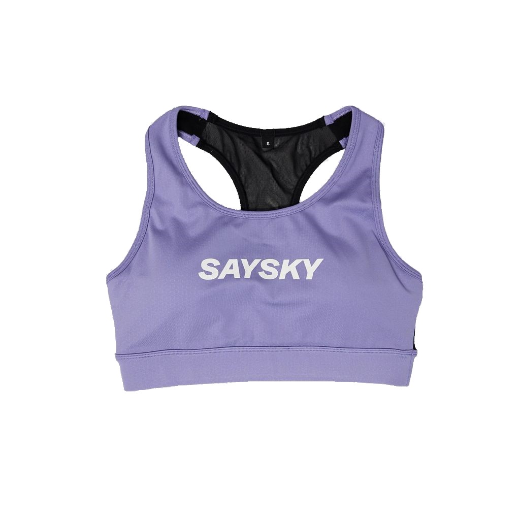 Saysky Logo Combat Sports Bra Bekleidung Damen lila XS