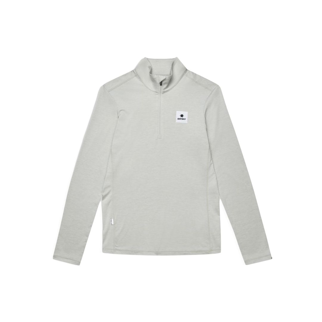 Saysky Pace 1/2 Zip Long Sleeve Bekleidung Damen grau M