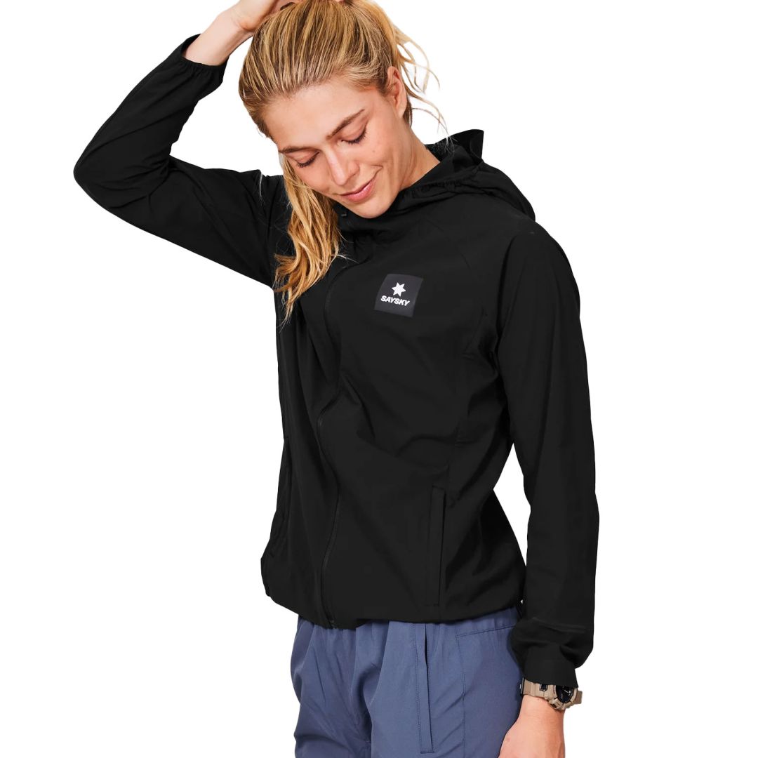 Saysky Clean Pace Hooded Jacket Bekleidung Damen black