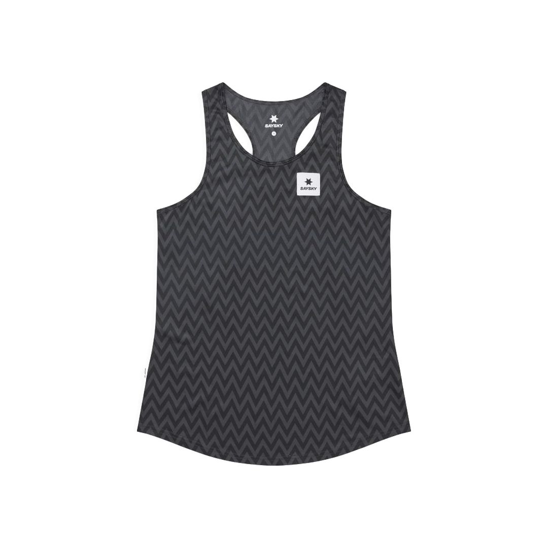 Saysky Zig Zag Combat Singlet Bekleidung Damen schwarz M