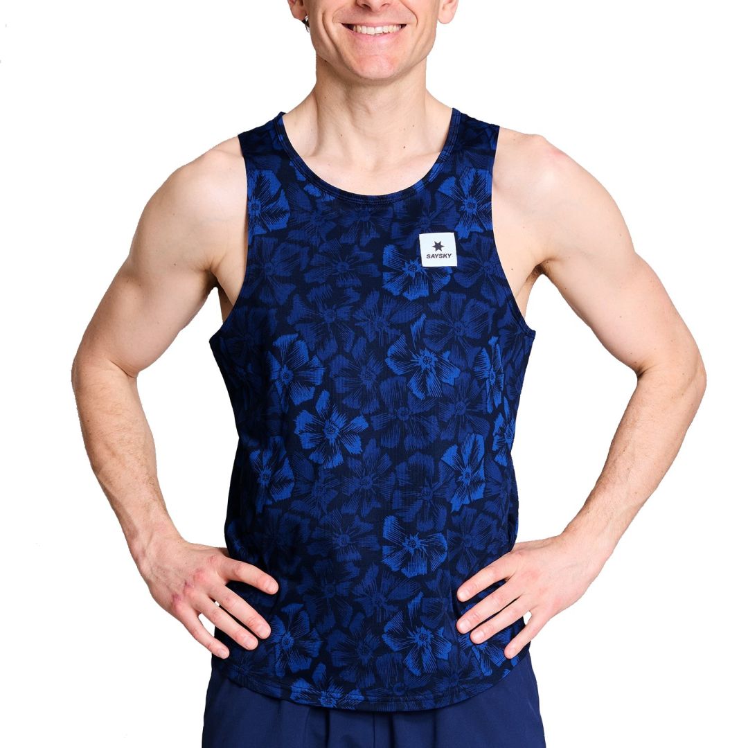 Saysky Flower Combat Singlet Bekleidung Herren blau M