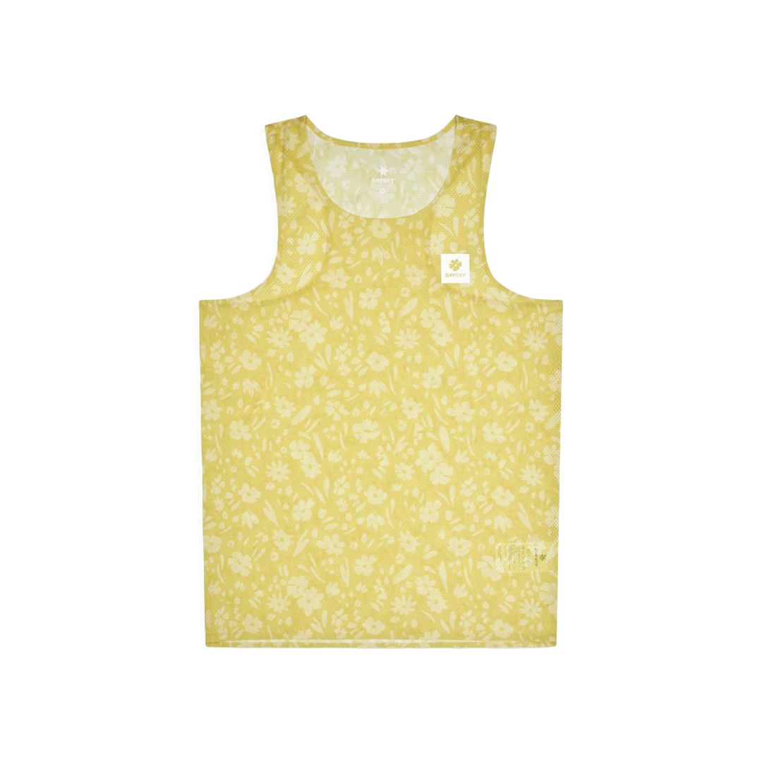 Saysky Flower Flow Air Singlet Bekleidung Herren gelb M