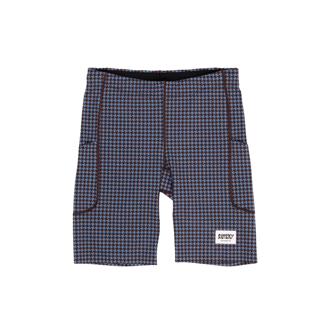 Saysky Houndstooth Combat Short Tights 9'' Bekleidung Herren blau XL