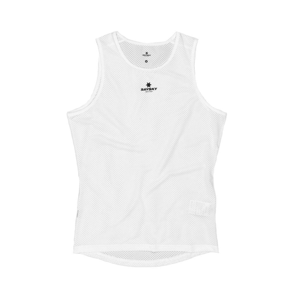 Saysky Mesh Base Layer Singlet Bekleidung Herren weiß XS