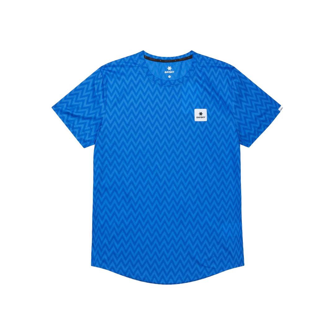 Saysky Zig Zag Combat T-Shirt Bekleidung Herren blau XL