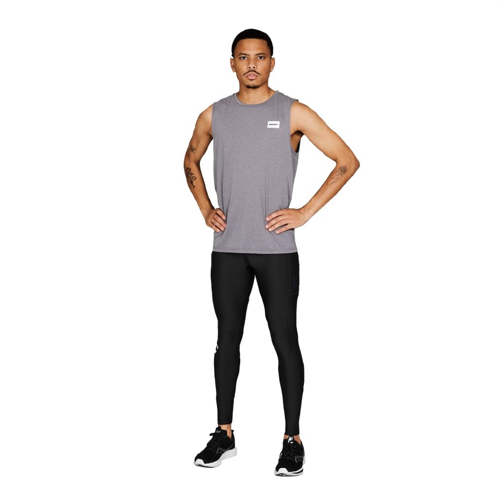 Saysky Logo Motion+ Long Tights Bekleidung Herren schwarz XS