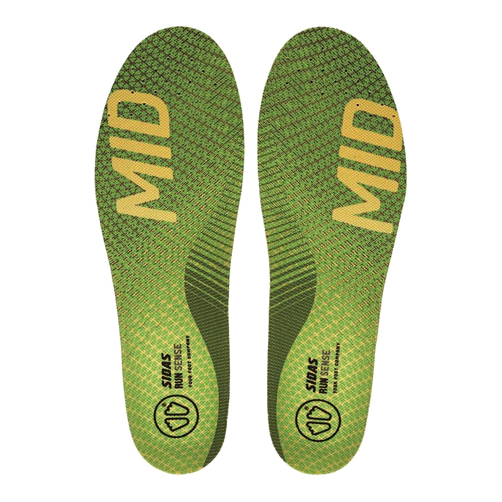 Sidas 3 Feet Run Sense Mid Einlegesohle zubehör Unisex grün L