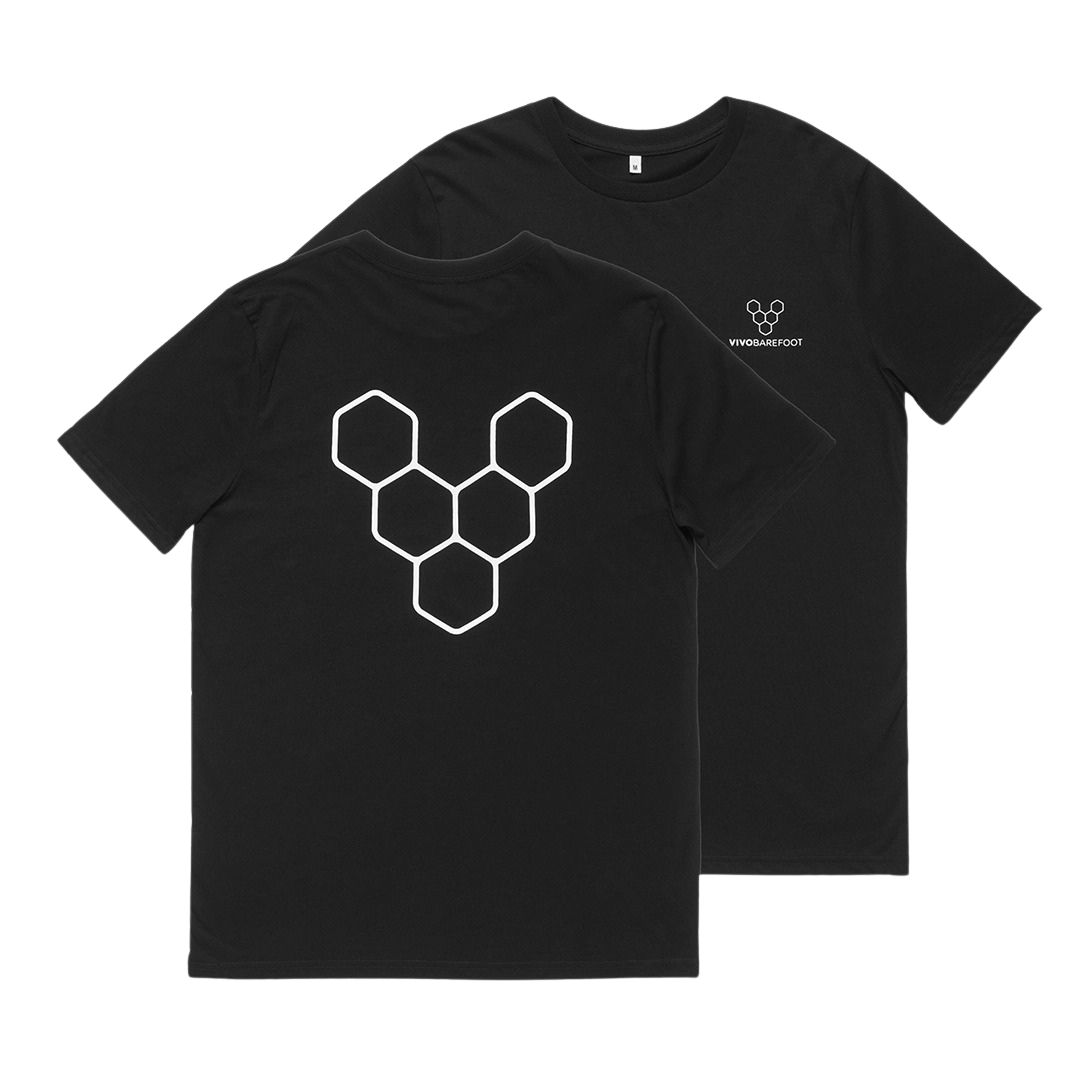 Vivobarefoot T-Shirt Bekleidung Unisex schwarz XL